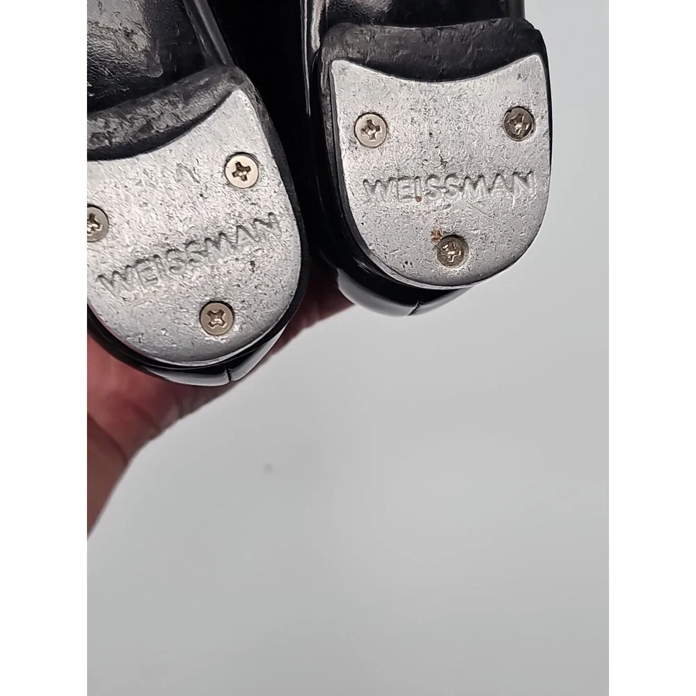 Weissman W600 Black Patent Tap Shoes Child Size 11.5 Mary Jane Dance